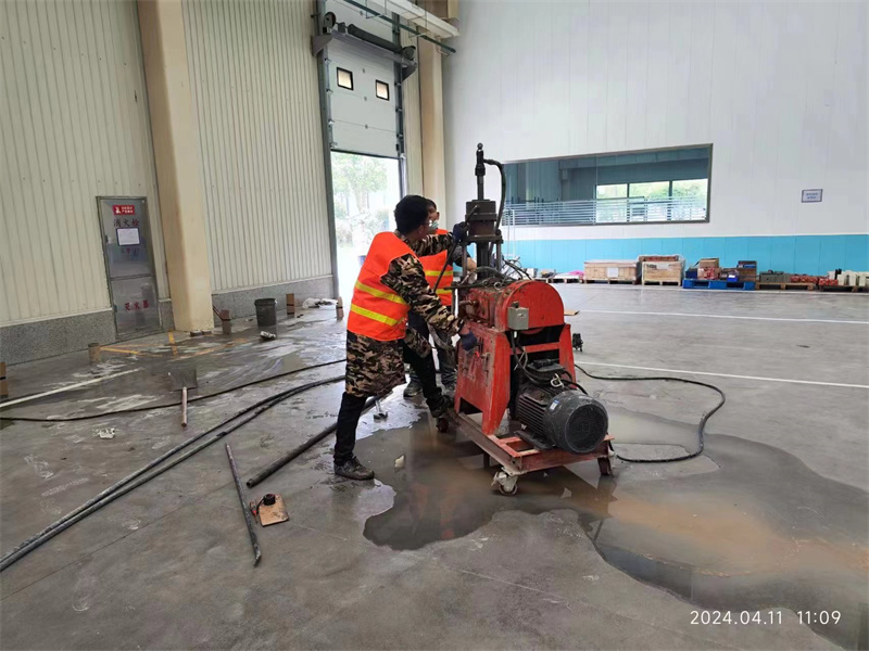 沐川厂房地面下沉塌陷注浆加固施工